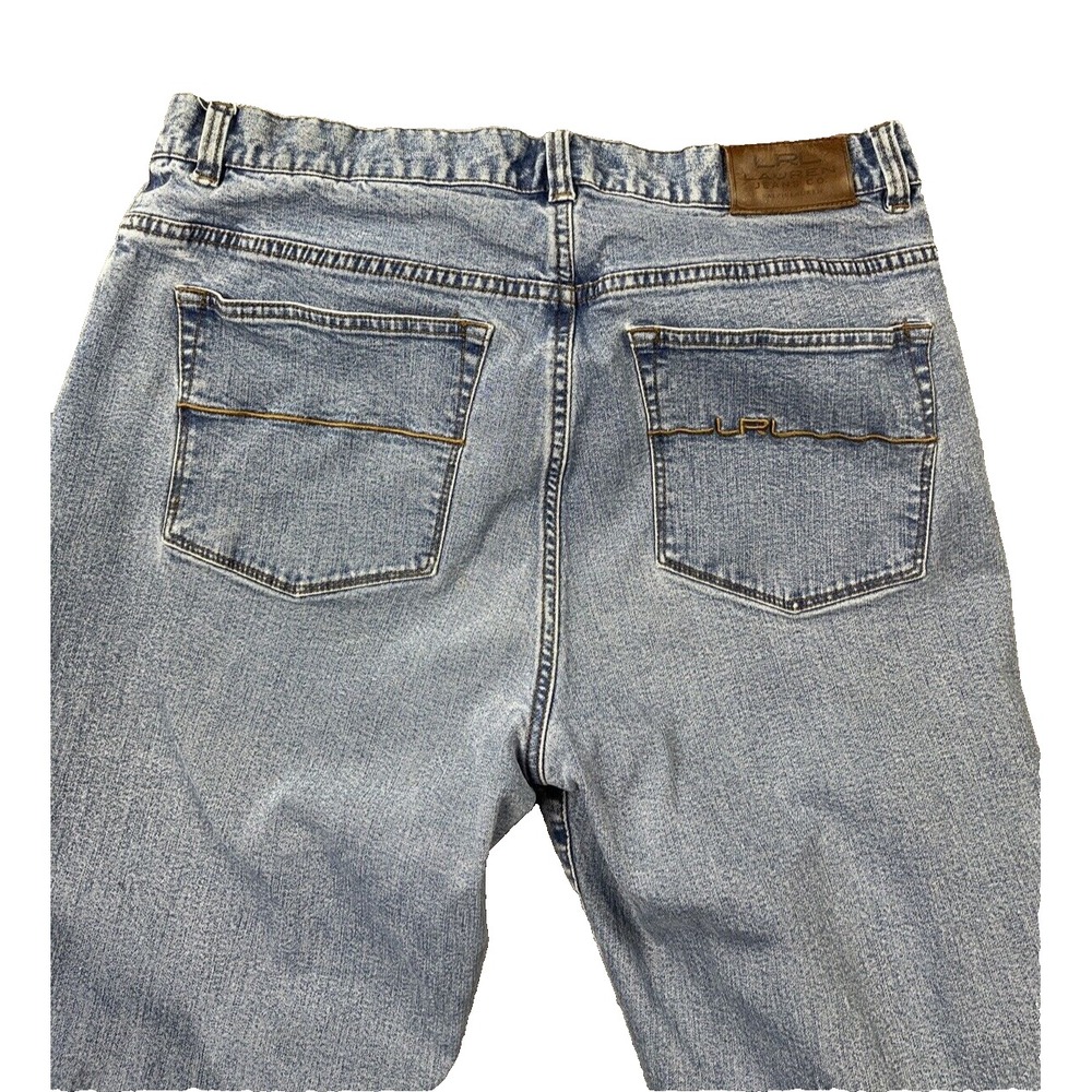 VTG Lauren Ralph Lauren Jeans Co Women's 12 Embroidered Classic Straight 32x30